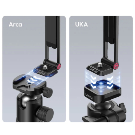Ulanzi MA66 (C110) - magnetyczny uchwyt, mini statyw do DJI Osmo Pocket 3 / 4 i Xtra Muse - mocowania